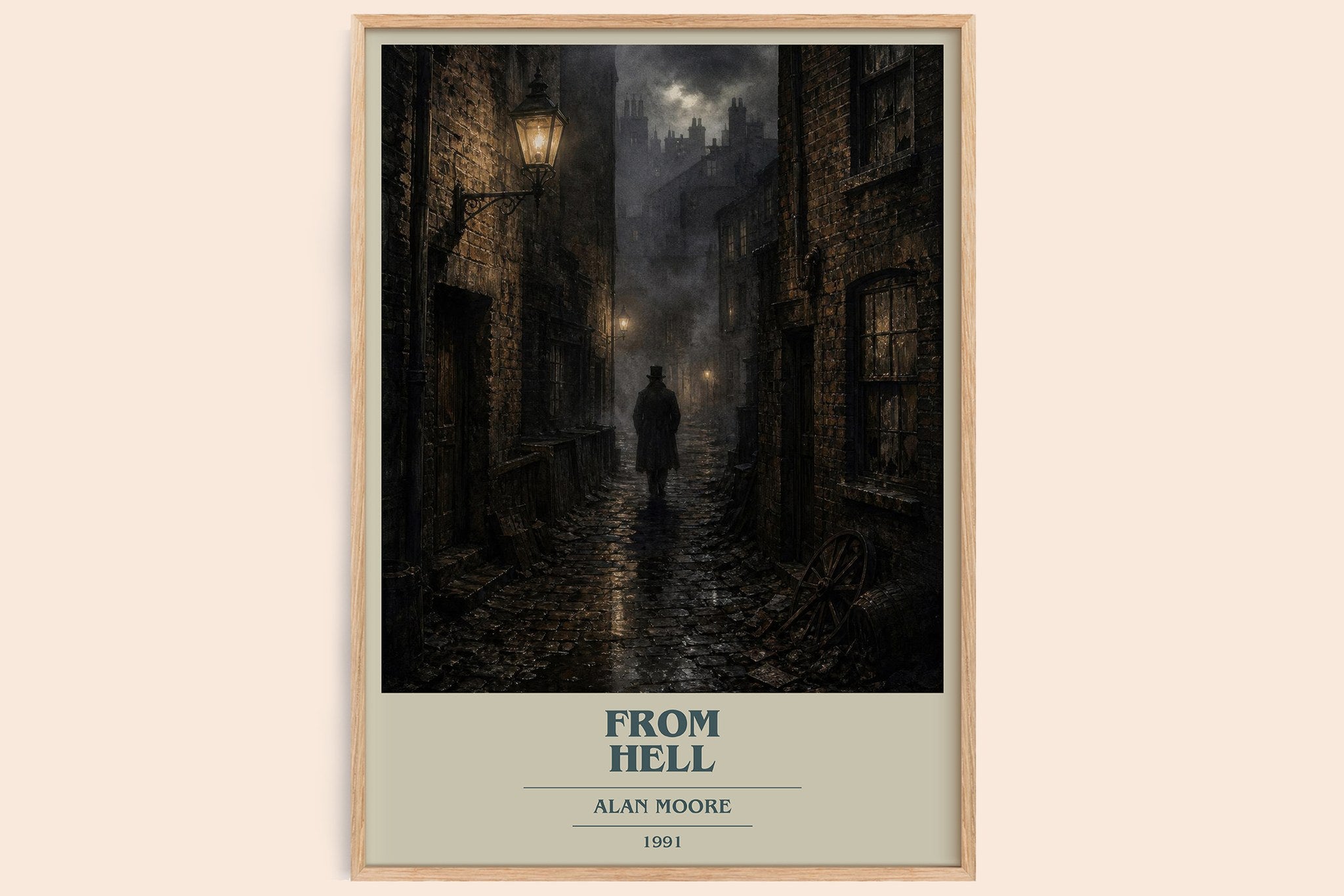 From hell Book Cover Poster by Alan Moore