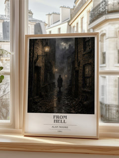 From hell book cover poster colour and style options – Alan Moore book art