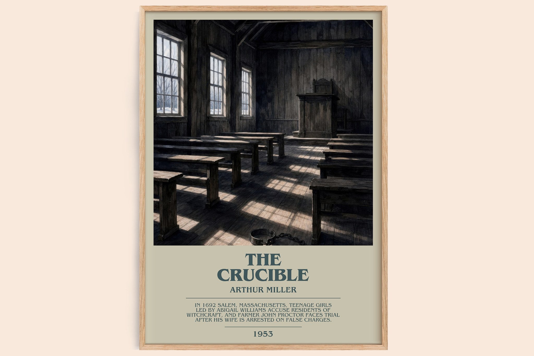 The Crucible Bookish Wall Art by Arthur Miller