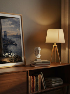 A View from the Bridge watercolour print on bookshelf – Arthur Miller fan gift