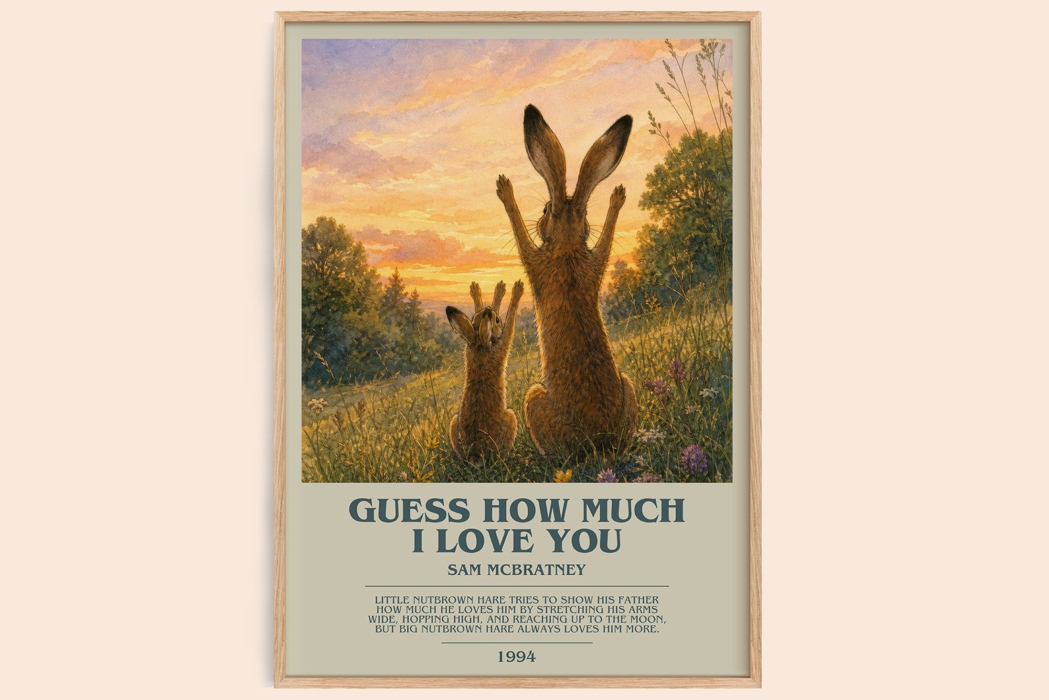 Guess How Much I Love You Bookish Wall Art by Sam McBratney