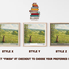 When I'm big literary print in frame leaning in hallway – childrens wall art