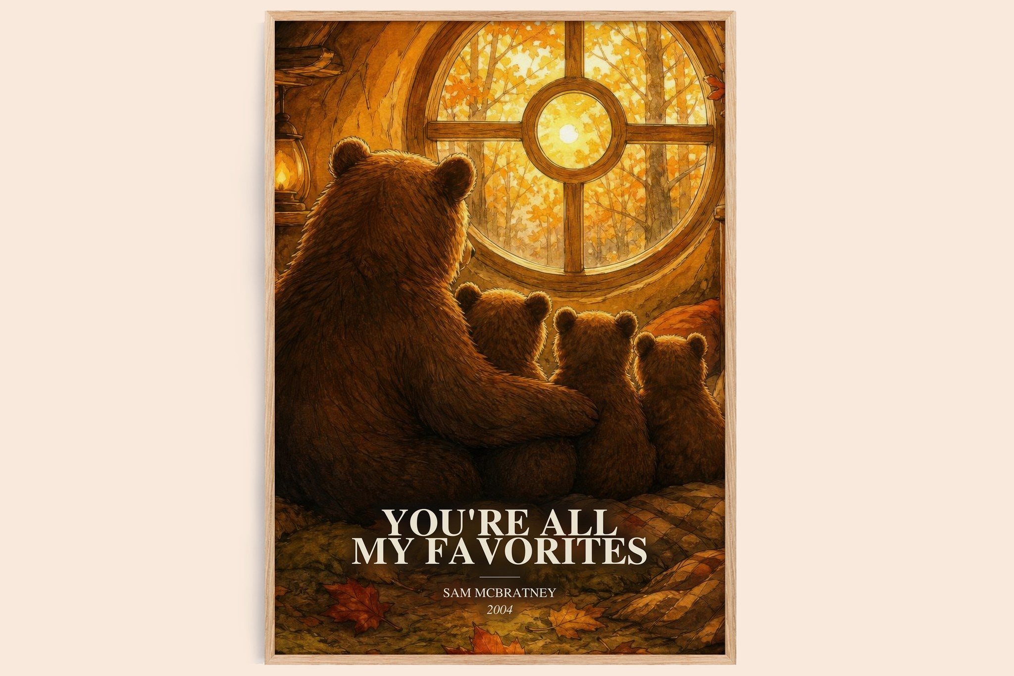 You're all my favorites Book Watercolour Illustration by Sam McBratney