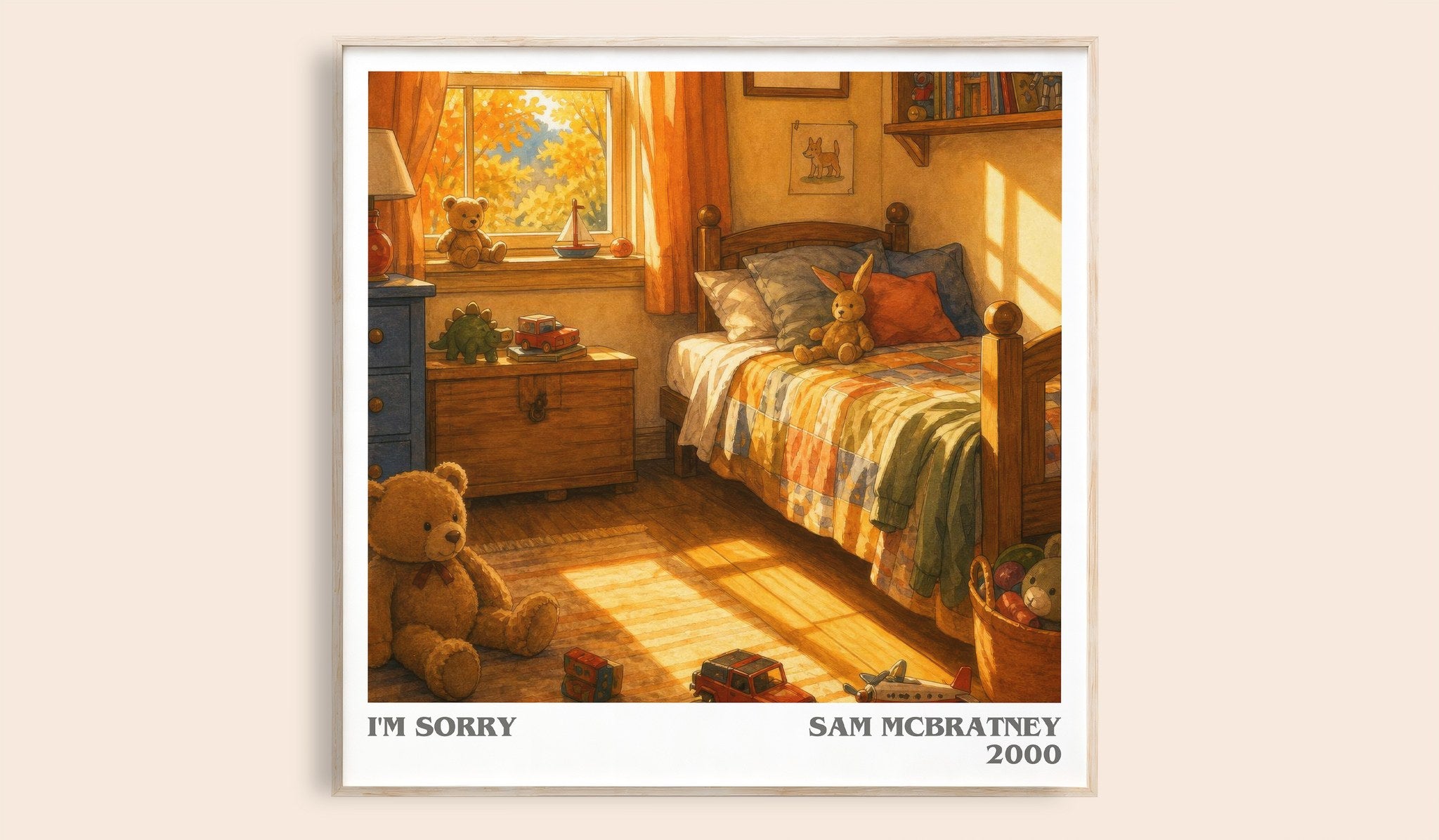I'm Sorry Literary Art Print by Sam McBratney