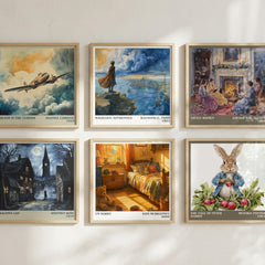 I'm Sorry literary art print colour and style options – Sam McBratney book art