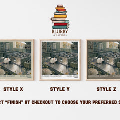 Flowers for Algernon literary print in frame leaning in hallway – sci fi wall art