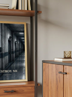 Destroy Me book watercolour illustration paper finish options – matte satin gloss