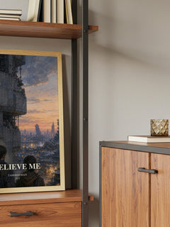 Believe Me book watercolour illustration paper finish options – matte satin gloss