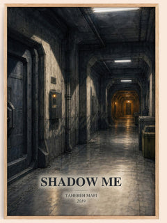 Shadow Me watercolour book poster by Tahereh Mafi – framed literary art print