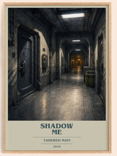 Shadow Me book cover book poster by Tahereh Mafi – framed literary art print