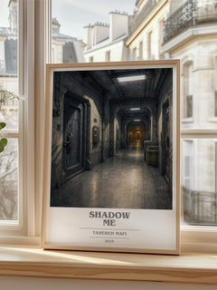 Shadow Me book cover poster colour and style options – Tahereh Mafi book art