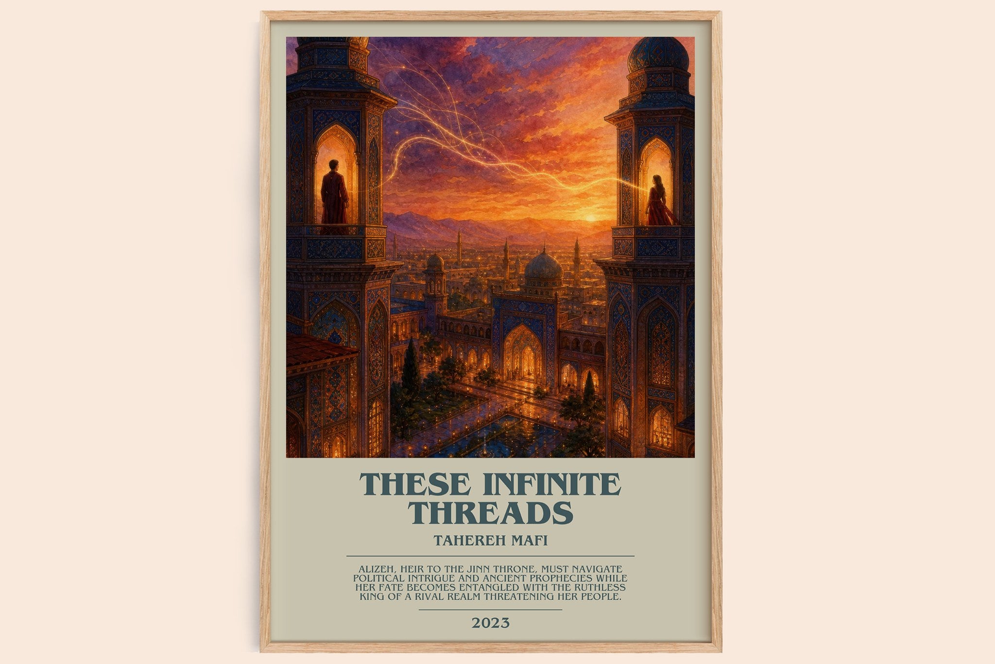 These Infinite Threads Bookish Wall Art by Tahereh Mafi
