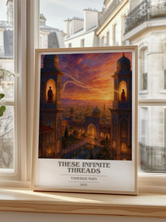 These Infinite Threads book cover poster colour and style options – Tahereh Mafi book art