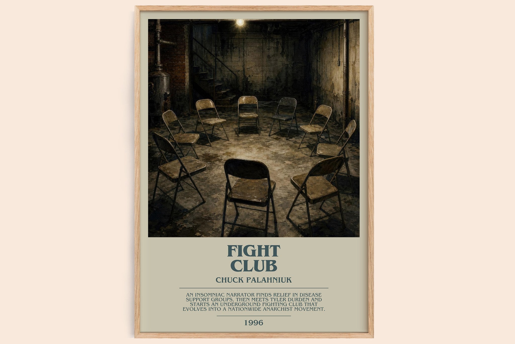 Fight Club Bookish Wall Art by Chuck Palahniuk
