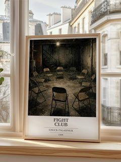 Fight Club book cover poster colour and style options – Chuck Palahniuk book art