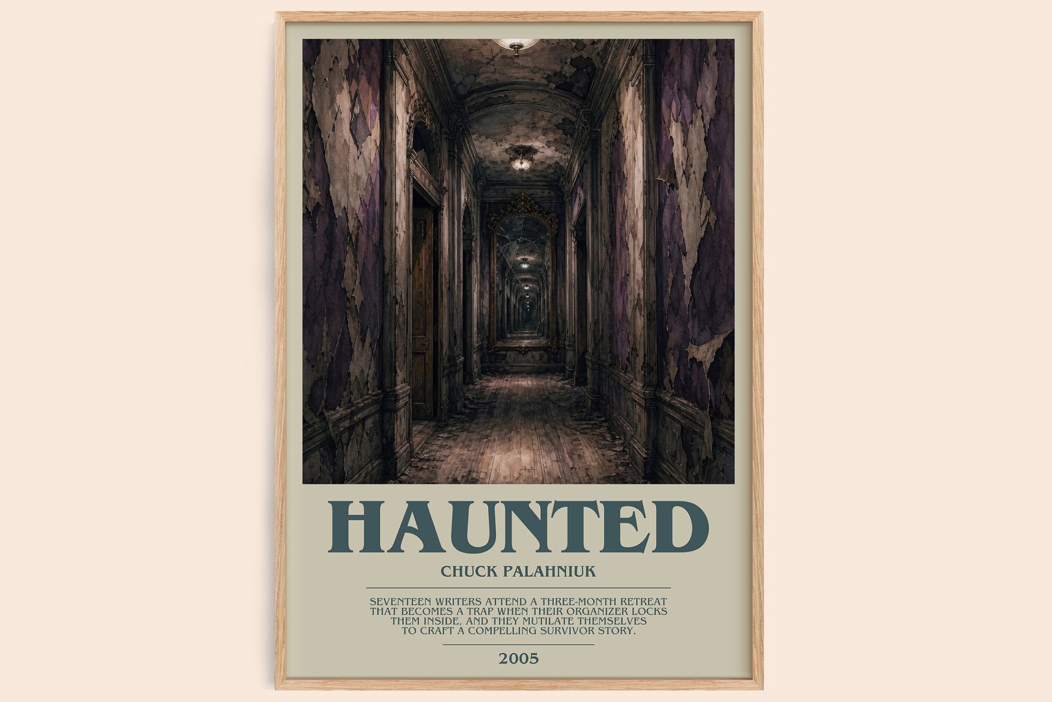 Haunted Bookish Wall Art by Chuck Palahniuk