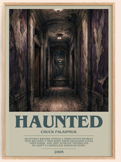 Haunted Bookish Wall Art by Chuck Palahniuk – image 1