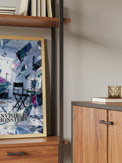Invisible Monsters book watercolour illustration paper finish options – matte satin gloss