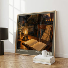The Hired Girl literary print framed by window – literary home decor
