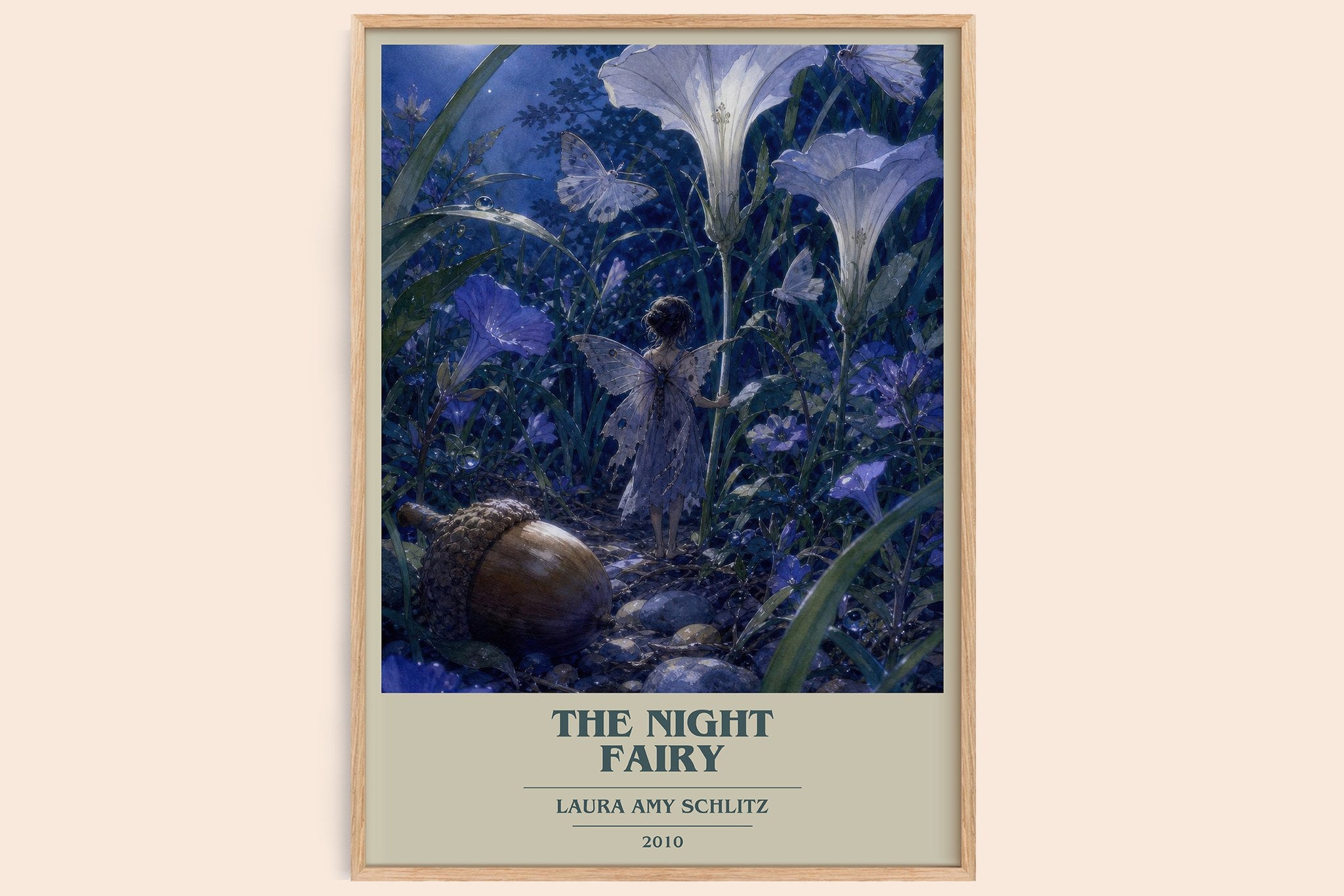 The Night Fairy Book Cover Poster by Laura Amy Schlitz