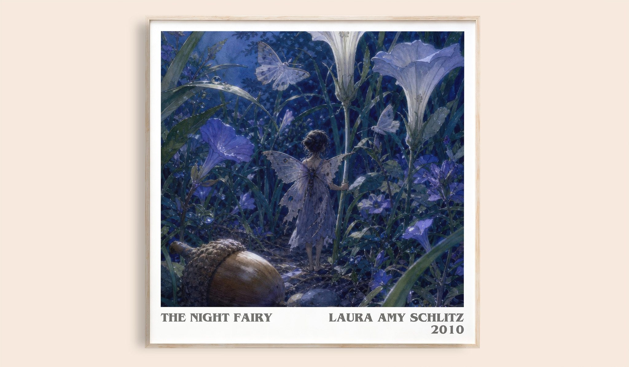 The Night Fairy Literary Art Print by Laura Amy Schlitz