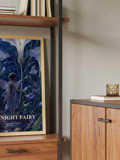 The Night Fairy book watercolour illustration paper finish options – matte satin gloss