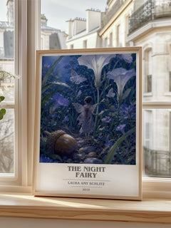 The Night Fairy book cover poster colour and style options – Laura Amy Schlitz book art