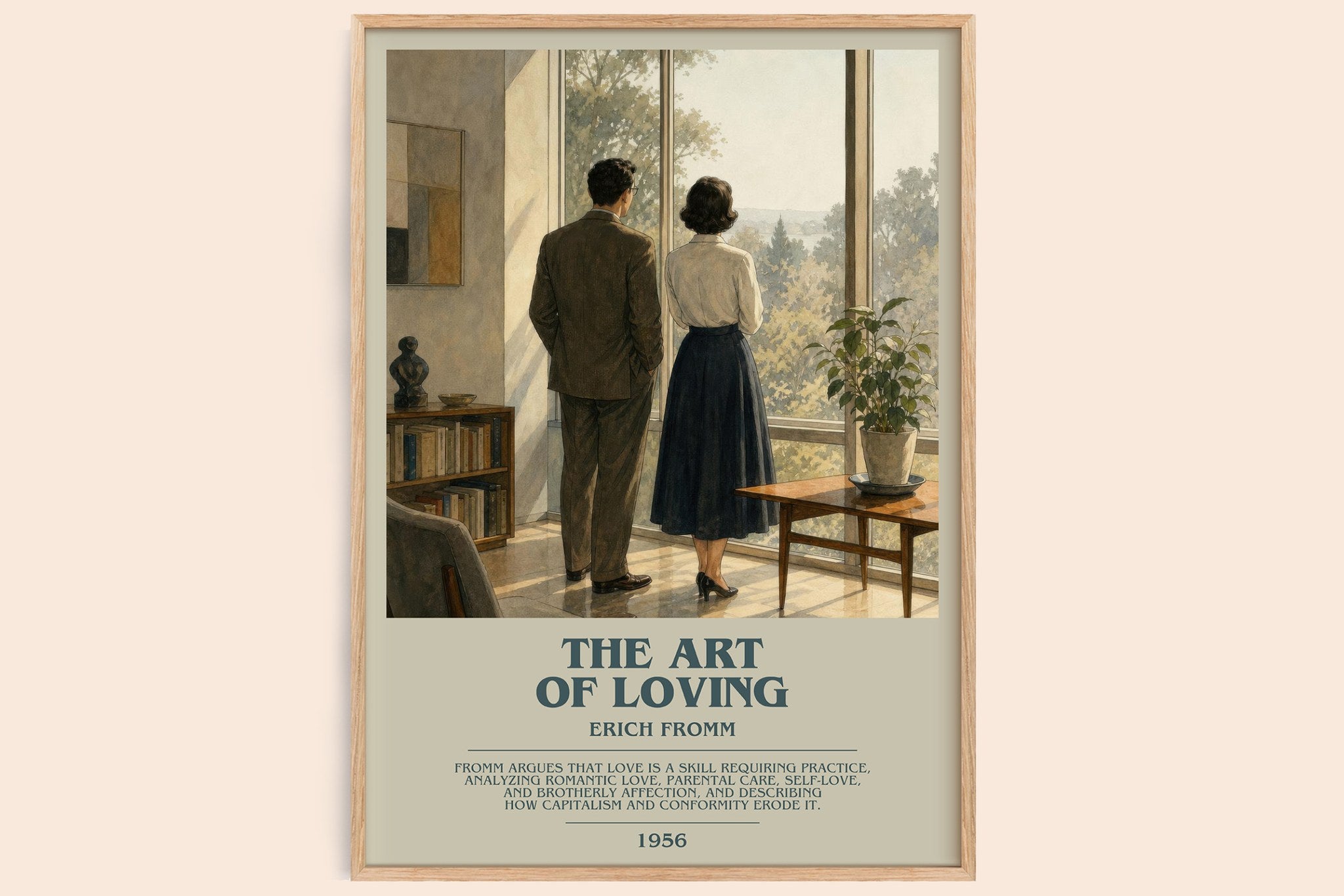 The Art of Loving Bookish Wall Art by Erich Fromm
