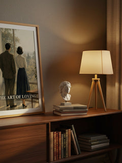 The Art of Loving watercolour print on bookshelf – Erich Fromm fan gift