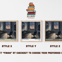 Man for Himself literary print in frame leaning in hallway – philosophy wall art