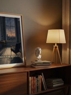 Man for Himself watercolour print on bookshelf – Erich Fromm fan gift