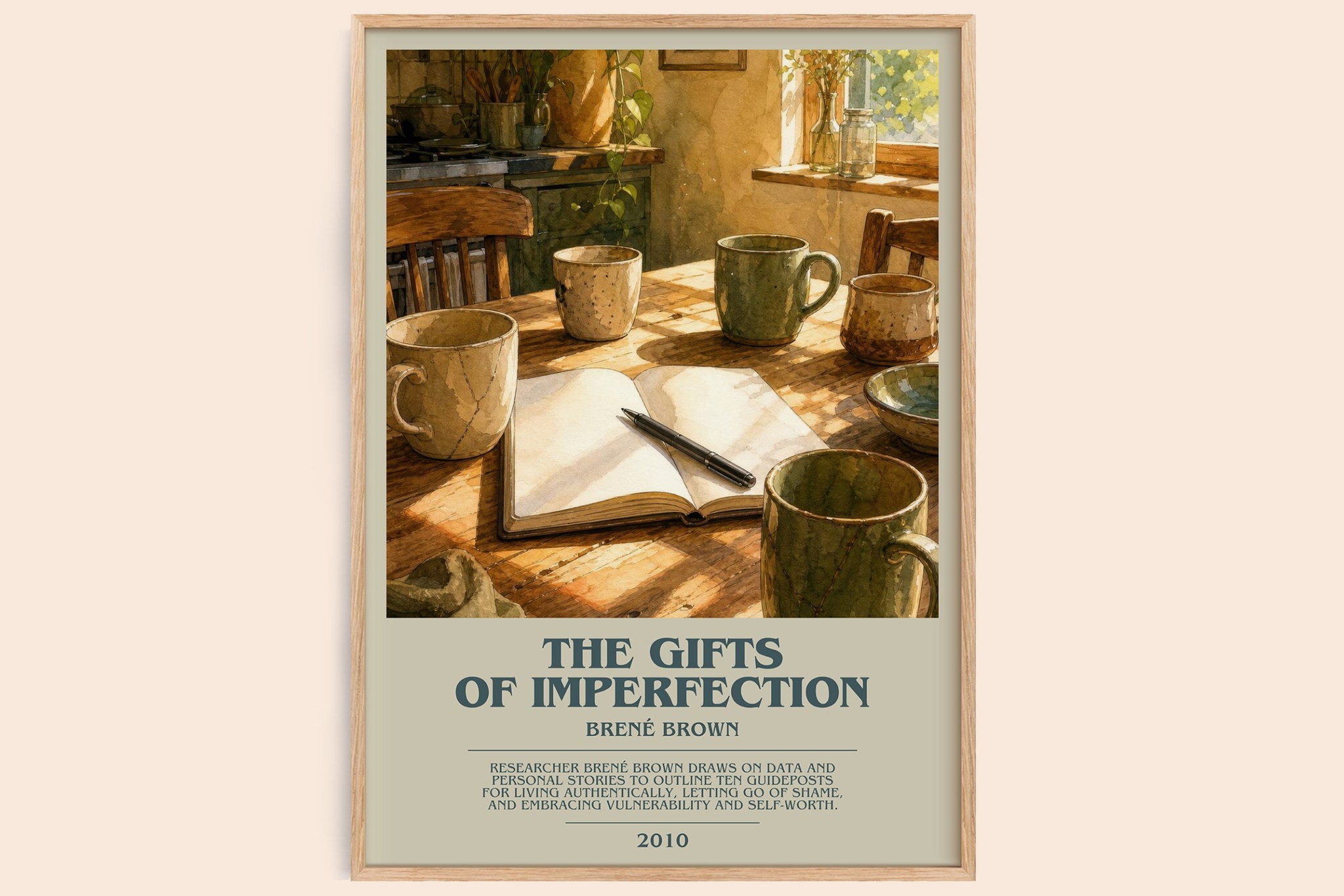 The Gifts of Imperfection Bookish Wall Art by Brené Brown