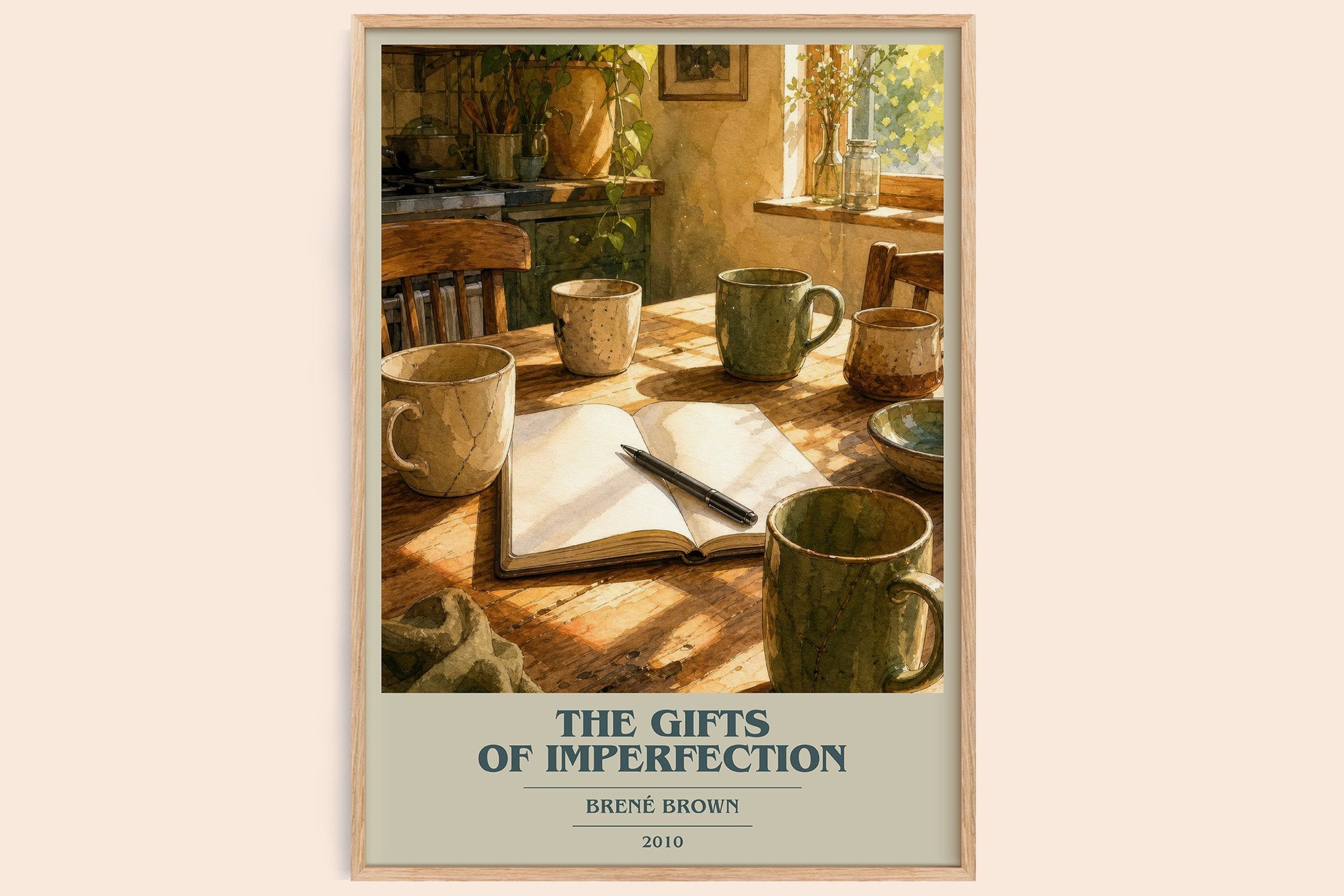 The Gifts of Imperfection Book Cover Poster by Brené Brown
