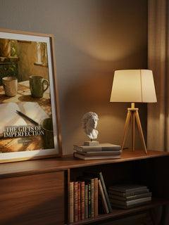 The Gifts of Imperfection watercolour print on bookshelf – Brené Brown fan gift