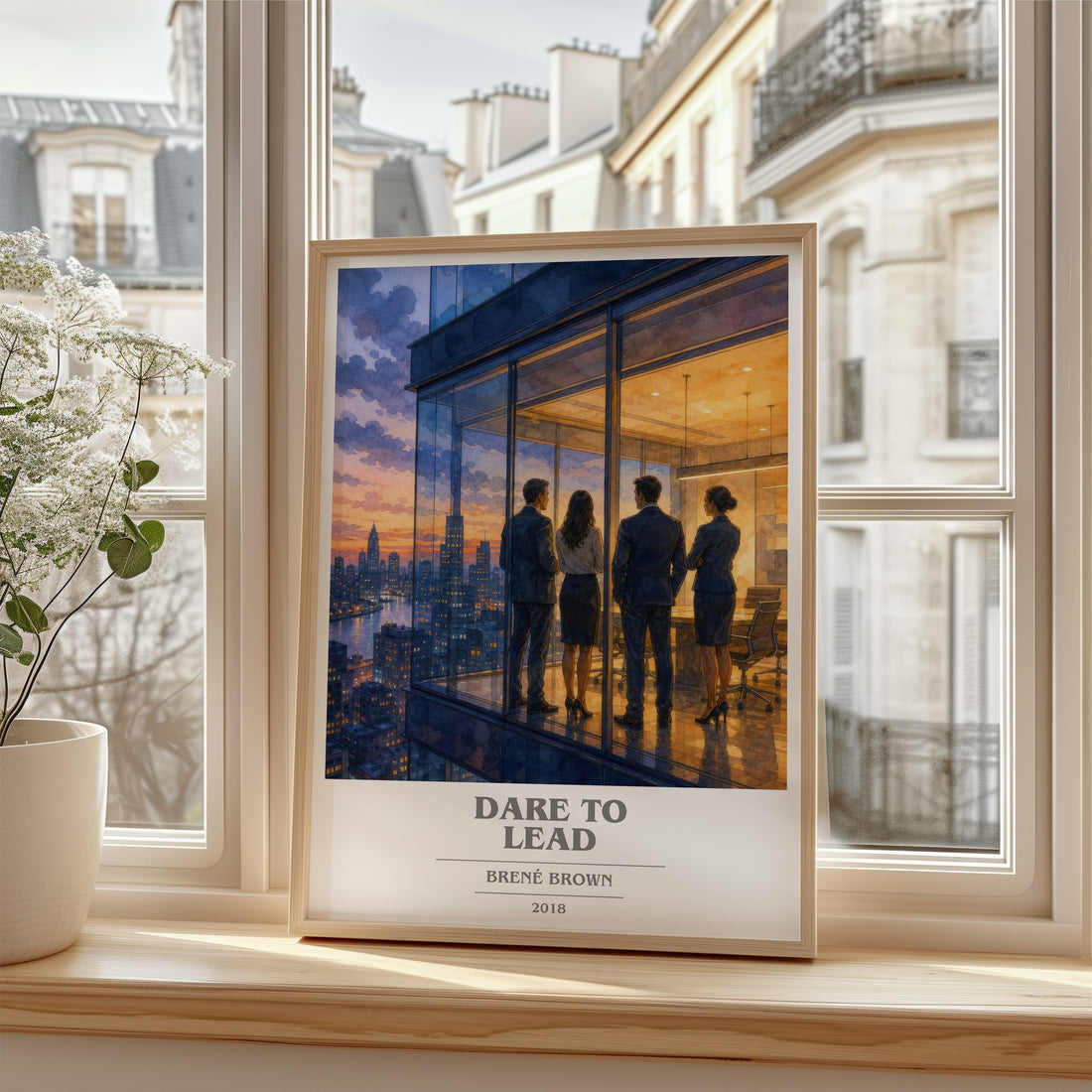 Dare to lead book cover poster colour and style options – Brené Brown book art