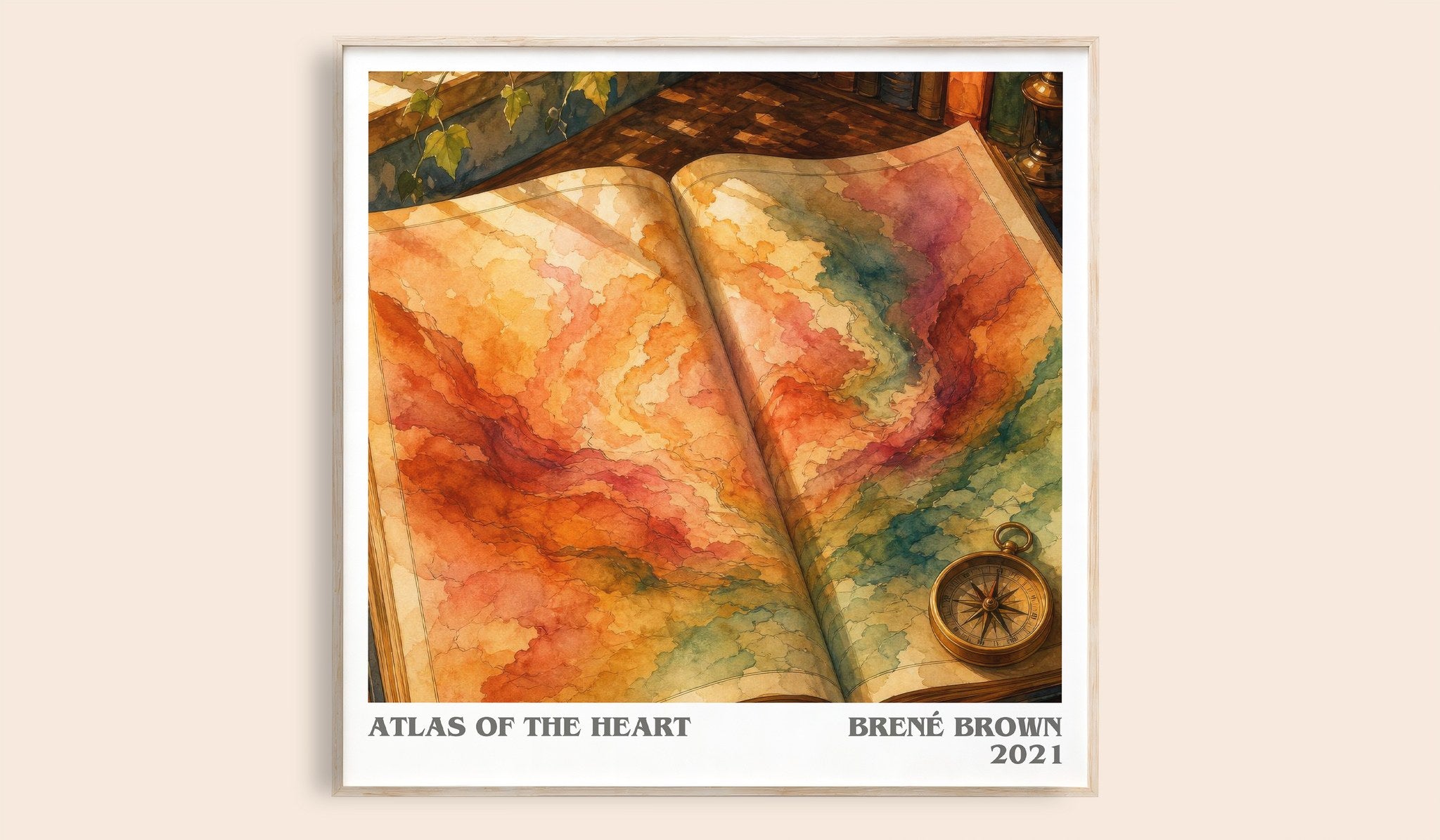 Atlas of the Heart Literary Art Print by Brené Brown