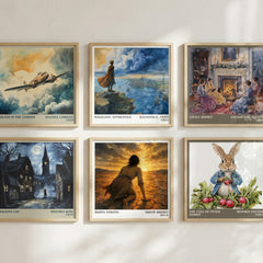 Rising strong literary art print colour and style options – Brené Brown book art