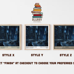 I Have No Mouth and I Must Scream literary print in frame leaning in hallway – sci fi wall art
