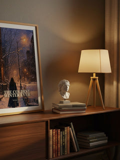 The coldest winter ever watercolour print on bookshelf – Sister Souljah fan gift