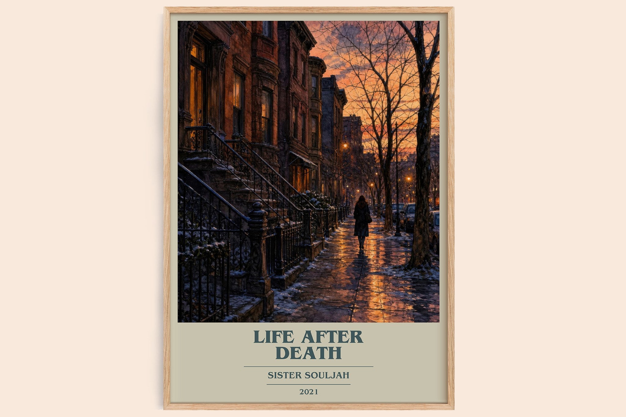 Life After Death Book Cover Poster by Sister Souljah