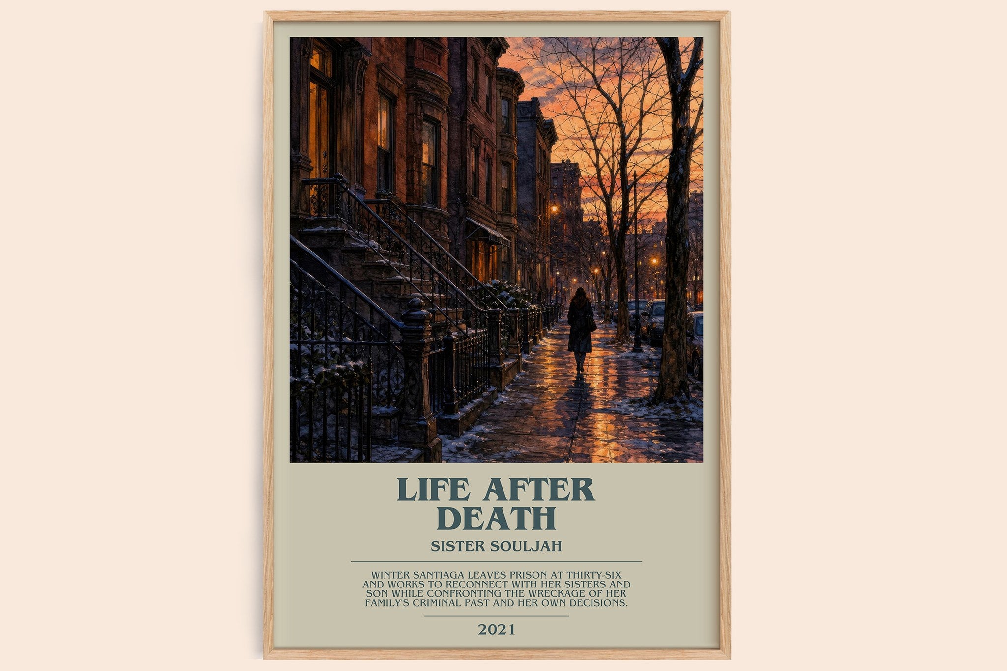Life After Death Bookish Wall Art by Sister Souljah