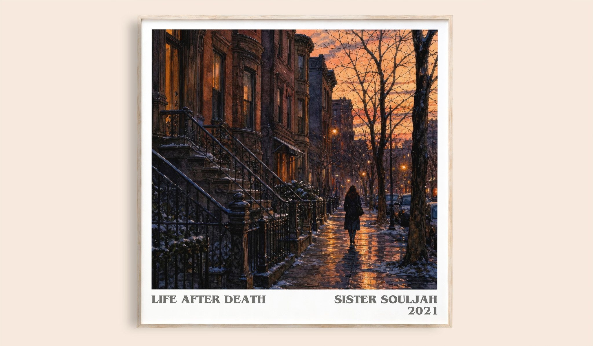 Life After Death Literary Art Print by Sister Souljah