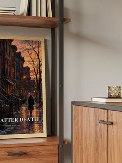 Life After Death book watercolour illustration paper finish options – matte satin gloss