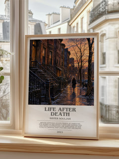 Life After Death bookish poster colour and style options – Sister Souljah book art