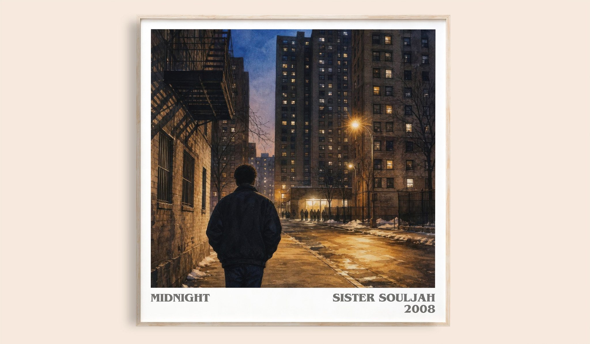 Midnight Literary Art Print by Sister Souljah