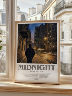Midnight bookish poster colour and style options – Sister Souljah book art