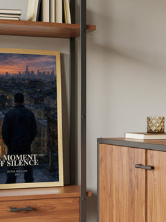 A moment of silence book watercolour illustration paper finish options – matte satin gloss