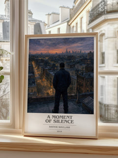 A moment of silence book cover poster colour and style options – Sister Souljah book art