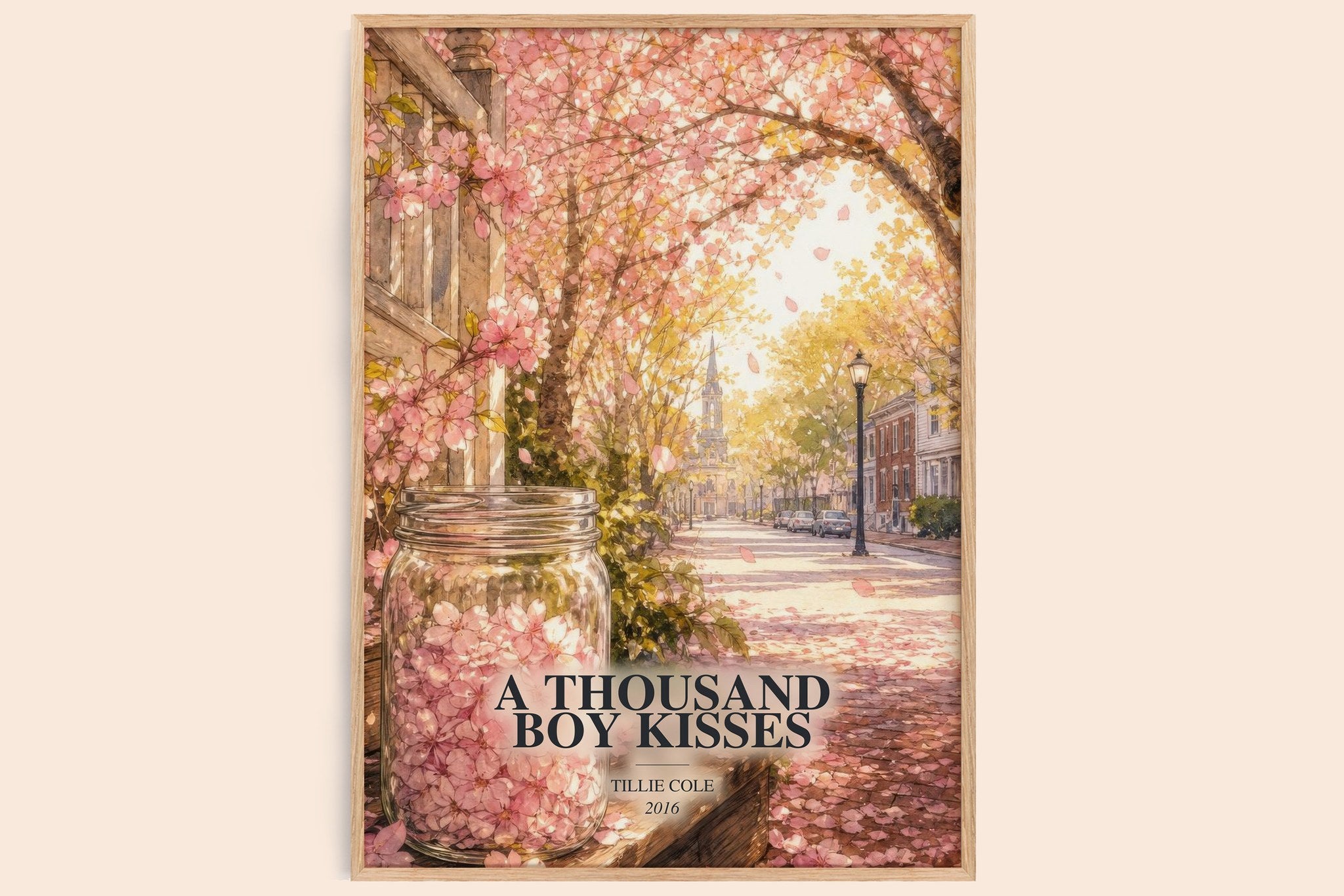 A Thousand Boy Kisses Book Watercolour Illustration by Tillie Cole