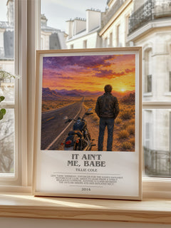 It Ain't Me, Babe bookish poster colour and style options – Tillie Cole book art